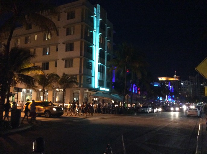 South Beach at night