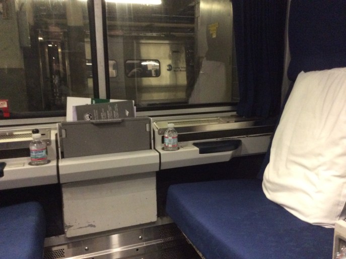 Amtrak sleeper cabin