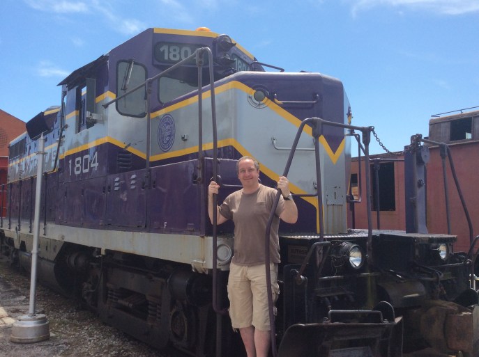Me and a train